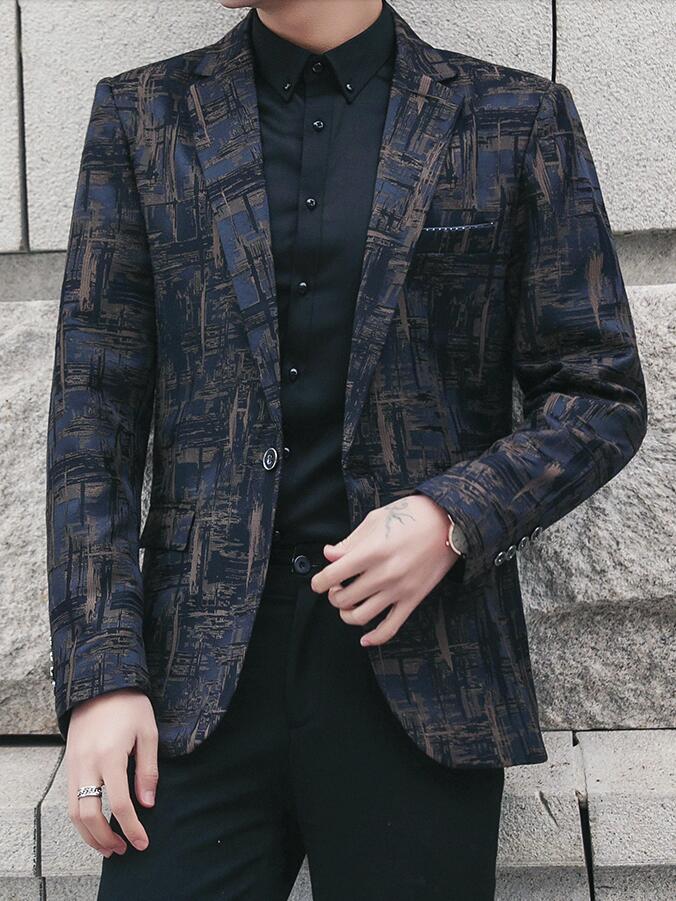 青年韓版修身休閑小西服外套